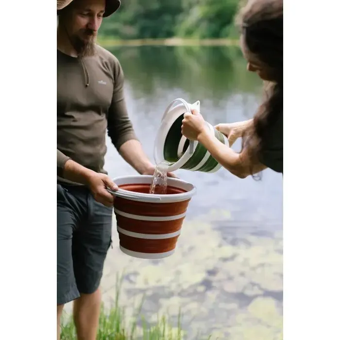 Ведро складное Tribe Water Bucket 10 л terracota (T-FJ-0048-terracota) изображение 5