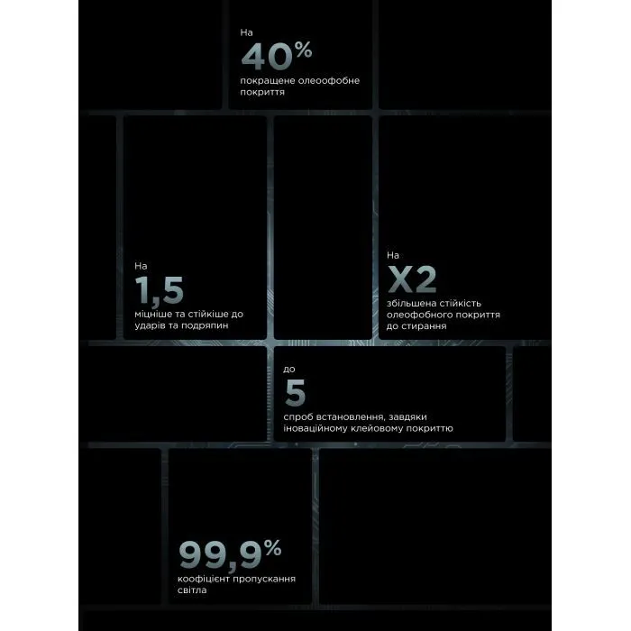 Стекло защитное Armorstandart Infinity Black Icon 2.75D Apple iPhone 18 Pro (ARM91944) изображение 6