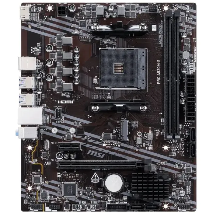 Материнська плата MSI PRO A520M-S