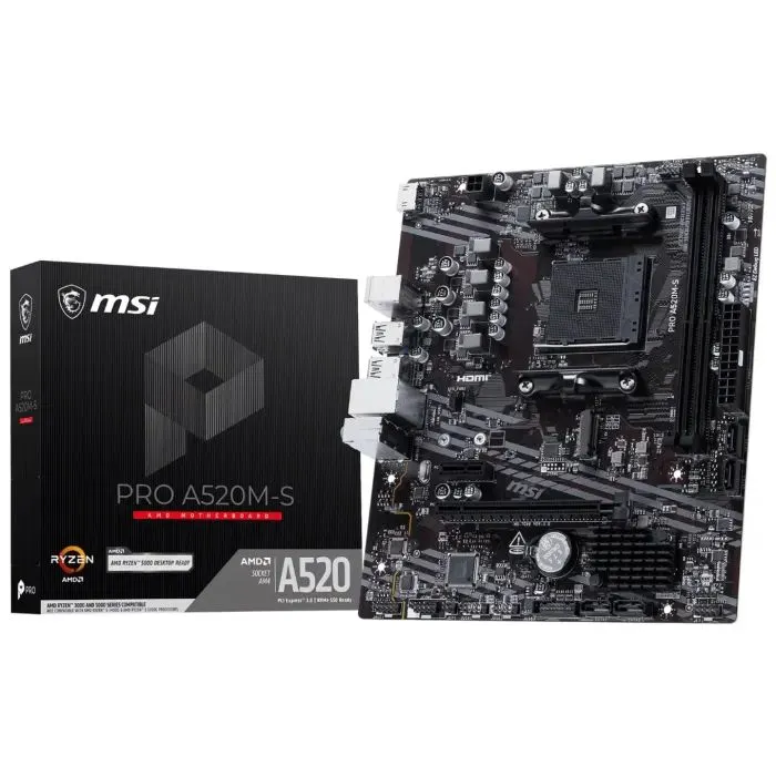 Материнська плата MSI PRO A520M-S зображення 5