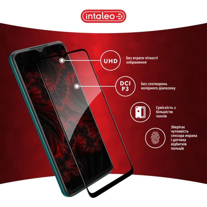 Скло захисне Intaleo Full Glue ESD ZTE Blade A34 Black (1283126620966) зображення 4