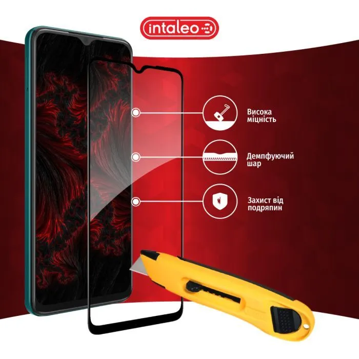 Скло захисне Intaleo Full Glue ESD ZTE Blade A34 Black (1283126620966) зображення 5