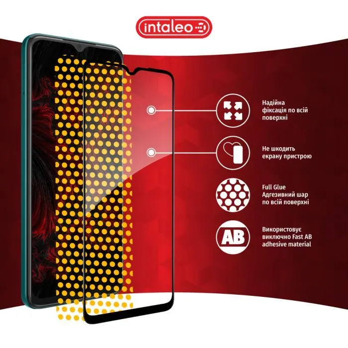 Скло захисне Intaleo Full Glue ESD ZTE Blade A34 Black (1283126620966) зображення 7