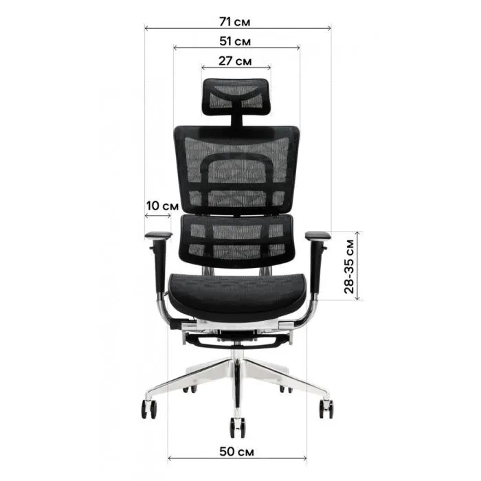 Офісне крісло GT Racer X-801L Black (X-801L Black (W-21, B-41)) зображення 8