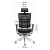 Офісне крісло GT Racer X-801L Black (X-801L Black (W-21, B-41)) зображення 8