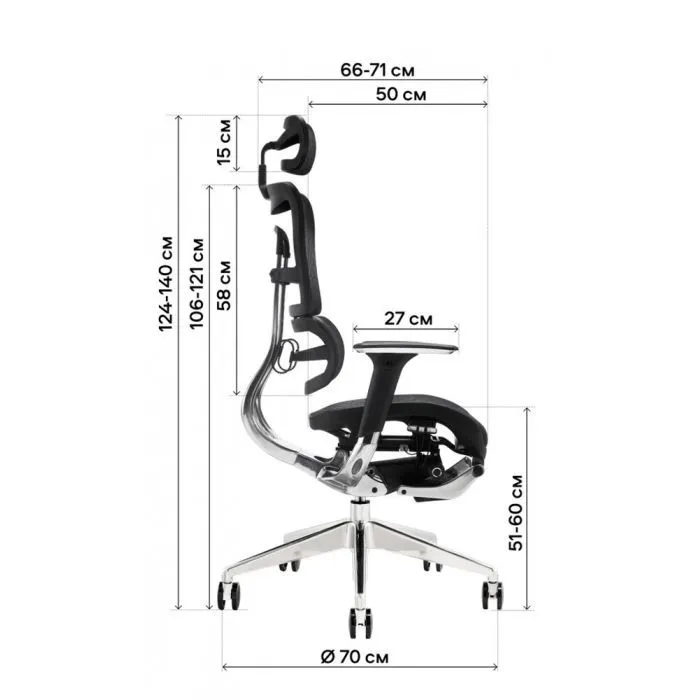 Офісне крісло GT Racer X-801L Black (X-801L Black (W-21, B-41)) зображення 9