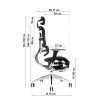 Офісне крісло GT Racer X-801L Black (X-801L Black (W-21, B-41)) зображення 9