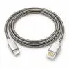 Дата кабель USB 2.0 AM to Lightning 1.0m 2.4A metal silver XoKo (XK-CTL-001-SL)