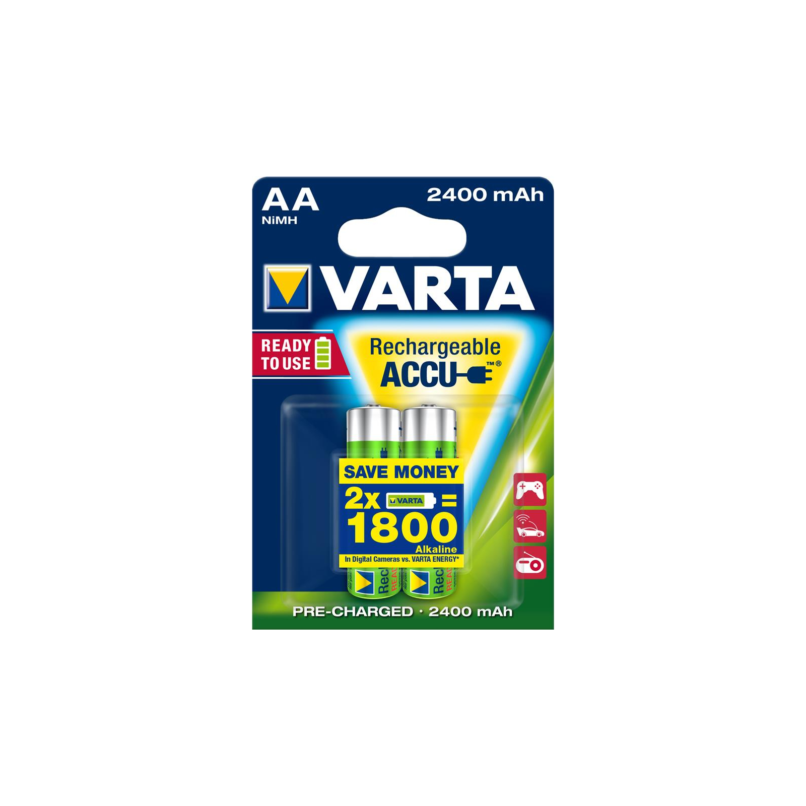 Аккумулятор Varta AA Power Accu 2400mAh * 2 (56756101402)