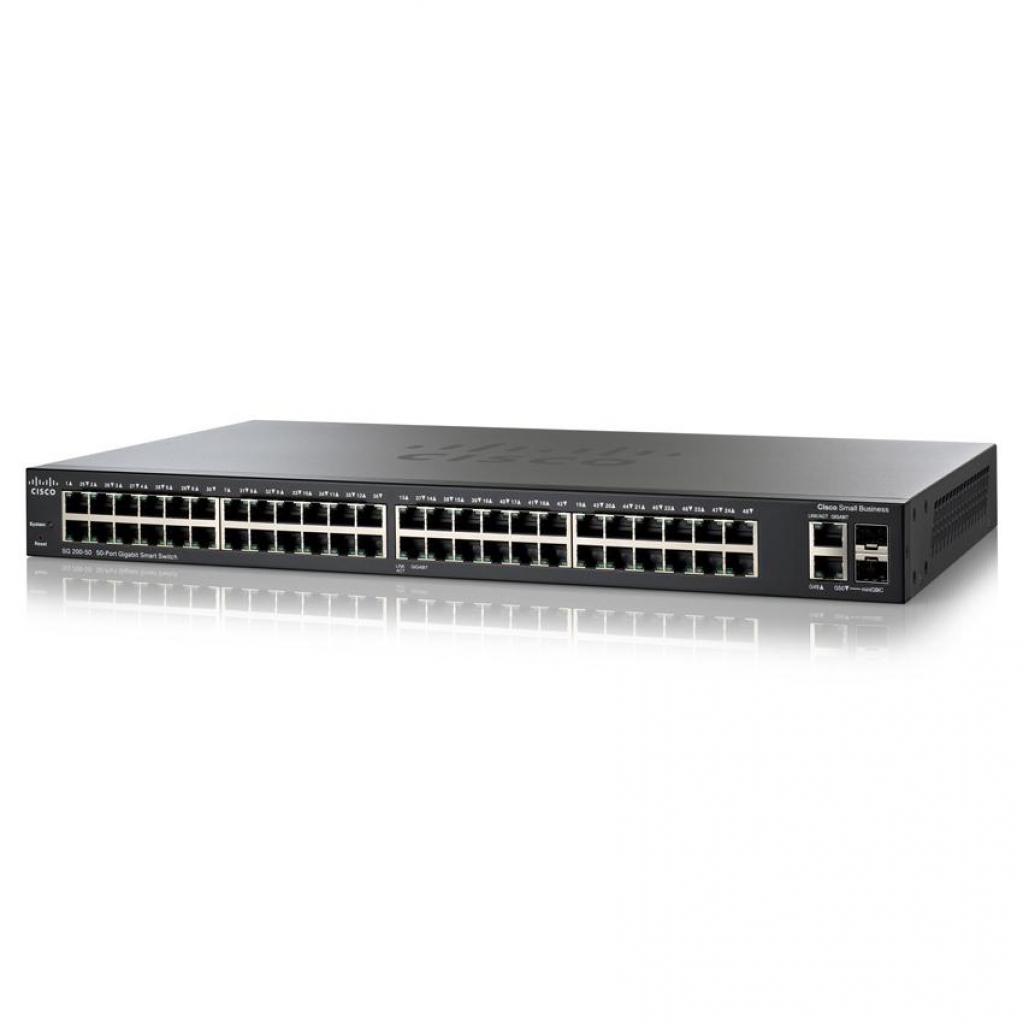 Комутатор мережевий Cisco SG200-50 (SLM2048T-EU)
