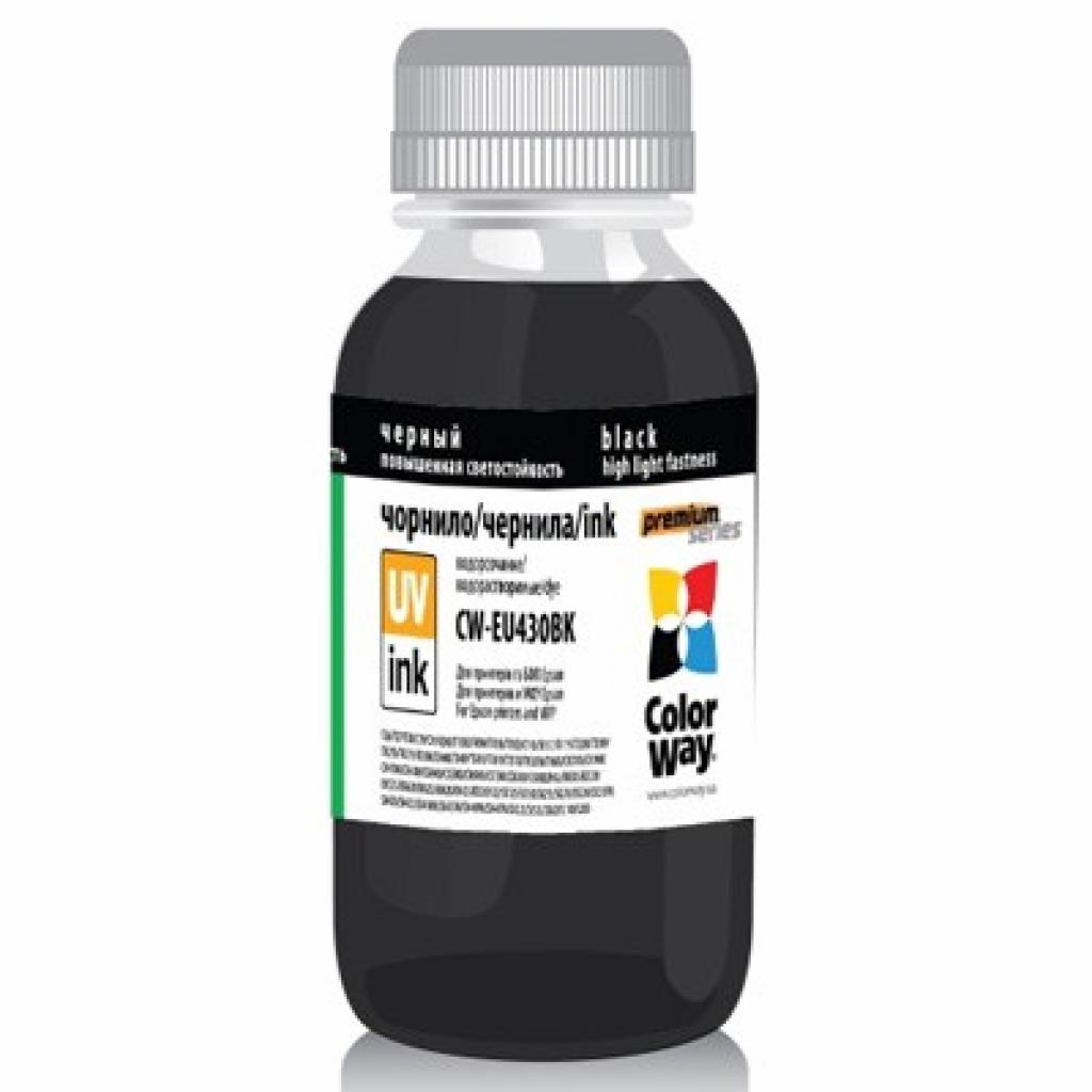 Чернила ColorWay Epson UV SX130/430 Black (CW-EU430Bk01)