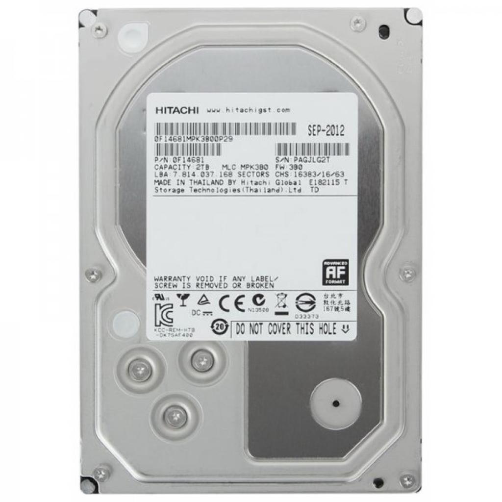 Жесткий диск 3.5" 2TB WDC Hitachi HGST (0F14690 / HUS724020ALA640)