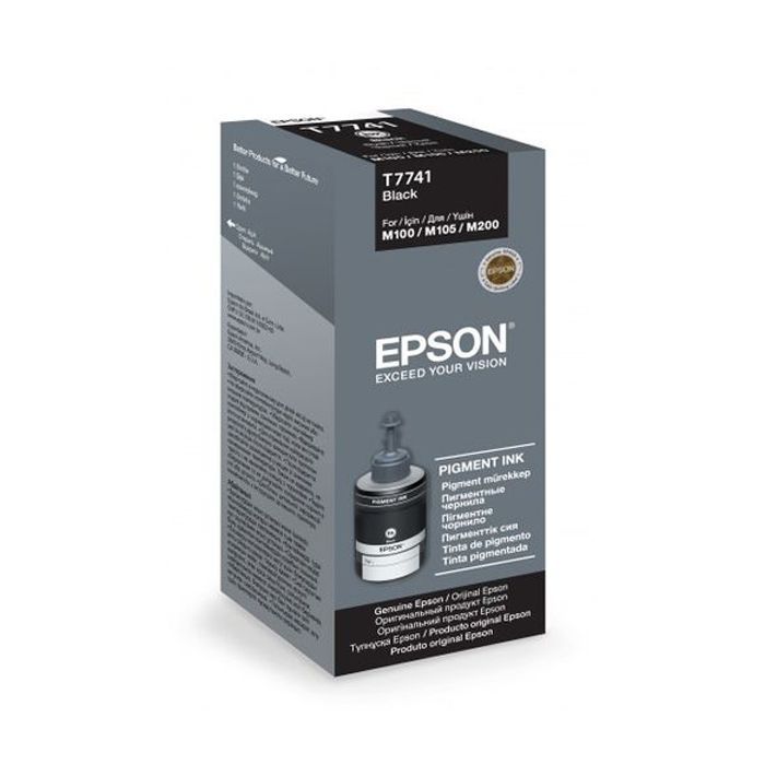 Контейнер с чернилами Epson 774 black M100/M105/M200 (C13T77414A) изображение 2