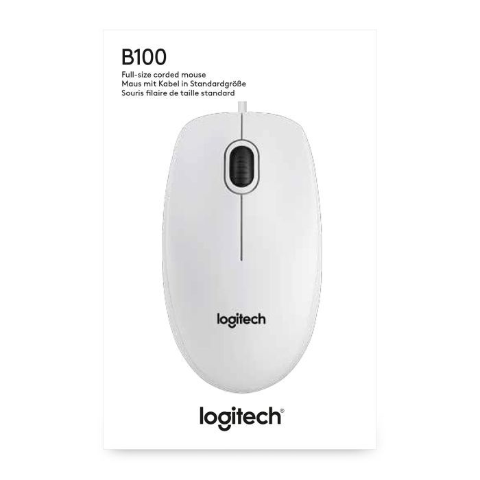 Мышка Logitech B100 Black (910-003357) изображение 4