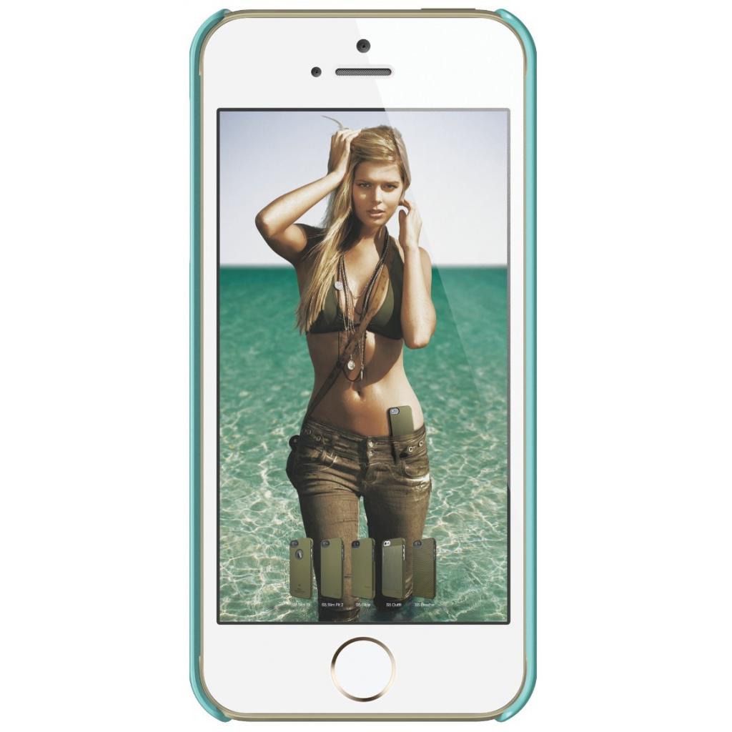 Чохол до мобільного телефона Elago для iPhone 5 /Slim Fit Glossy/Coral Blue (ELS5SM-UVCBL-RT) зображення 2