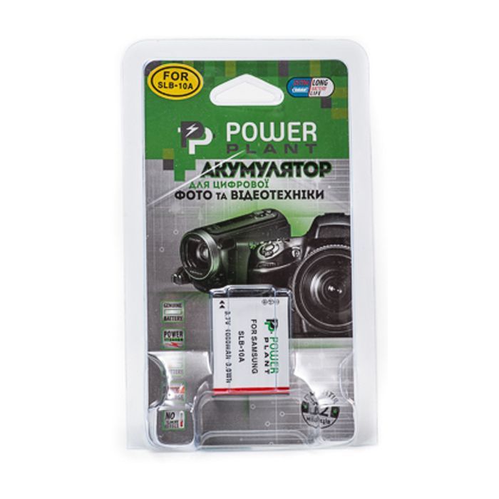 Аккумулятор к фото/видео PowerPlant Samsung SLB-10A (DV00DV1236) изображение 3