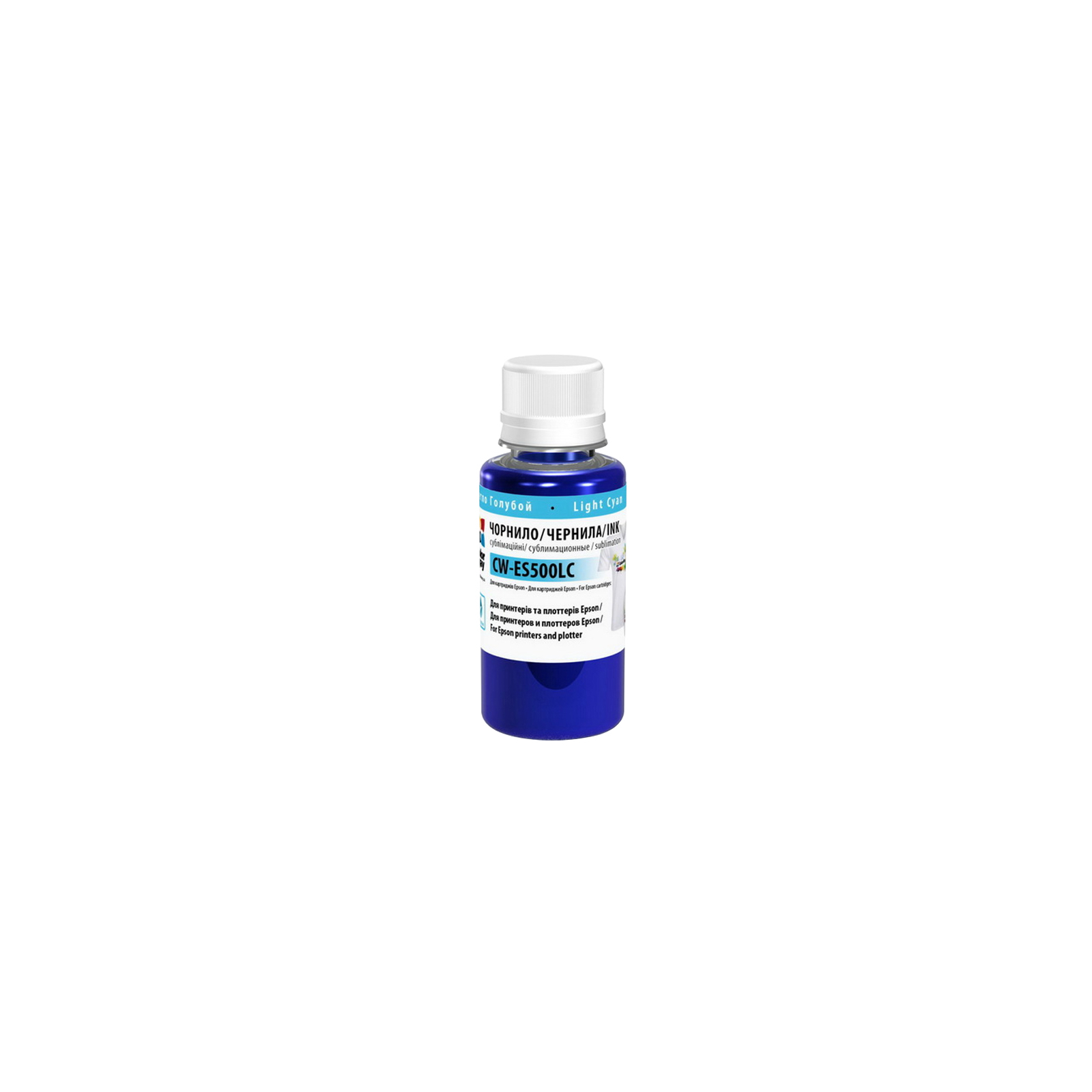 Чернила ColorWay Epson Sublimation Ph. Cyan ES500LC (CW-ES500LC01)