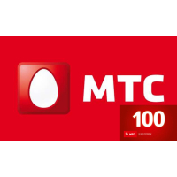 Карточка пополнения счета МТС 100