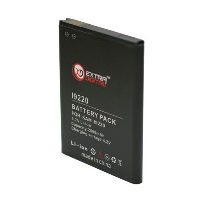 Аккумуляторная батарея Extradigital Samsung GT-i9220 Galaxy Note (BMS6310) изображение 2