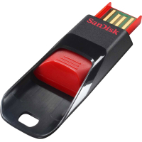 USB флеш накопитель SanDisk 64GB Cruzer Edge USB 2.0 (SDCZ51-064G-B35) изображение 4
