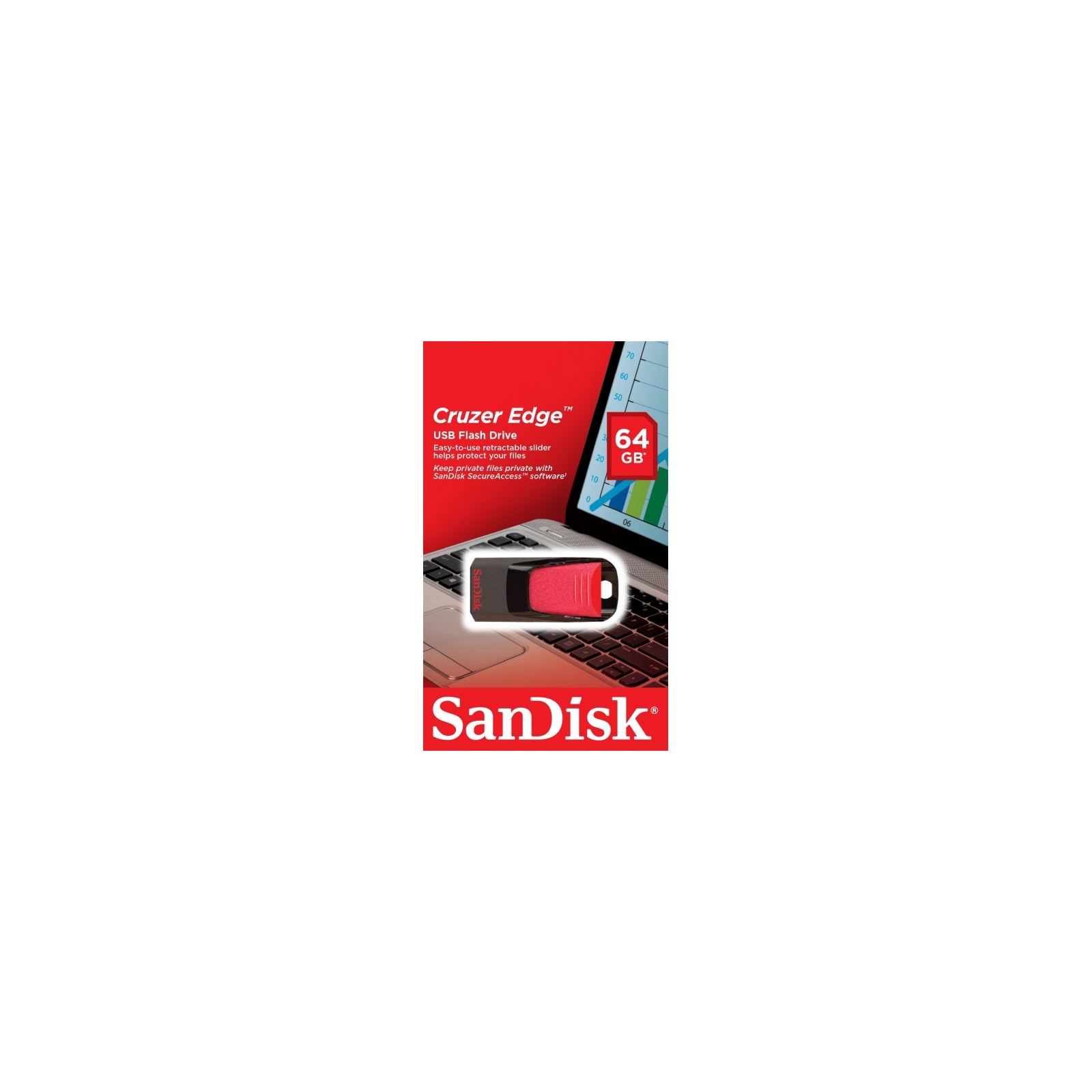 USB флеш накопитель SanDisk 8Gb Cruzer Edge Green (SDCZ51W-008G-B35G) изображение 7