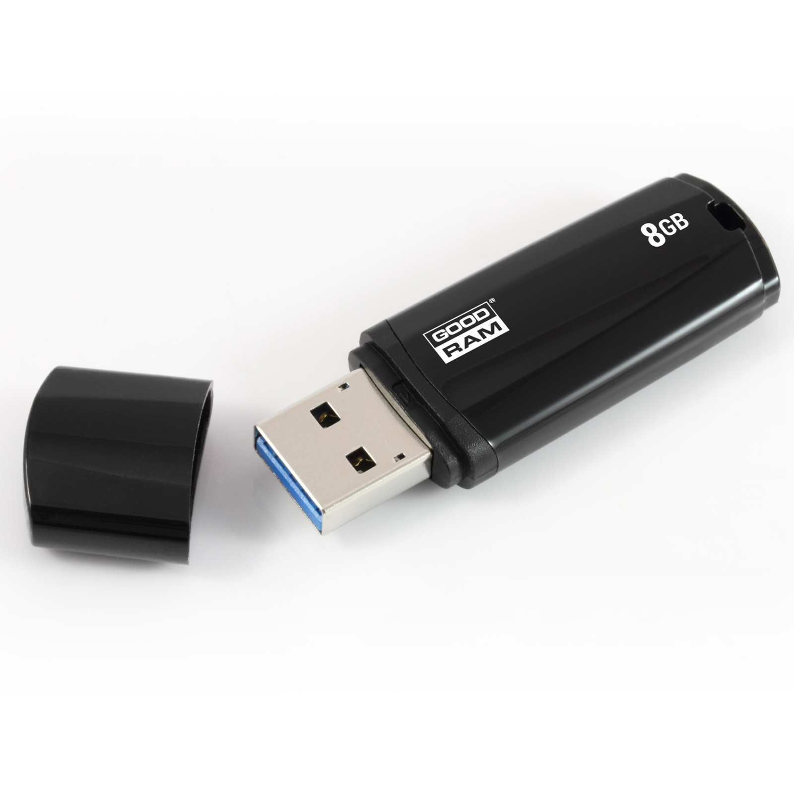 USB флеш накопичувач Goodram 8GB Mimic Black USB 3.0 (UMM3-0080K0R11) зображення 3