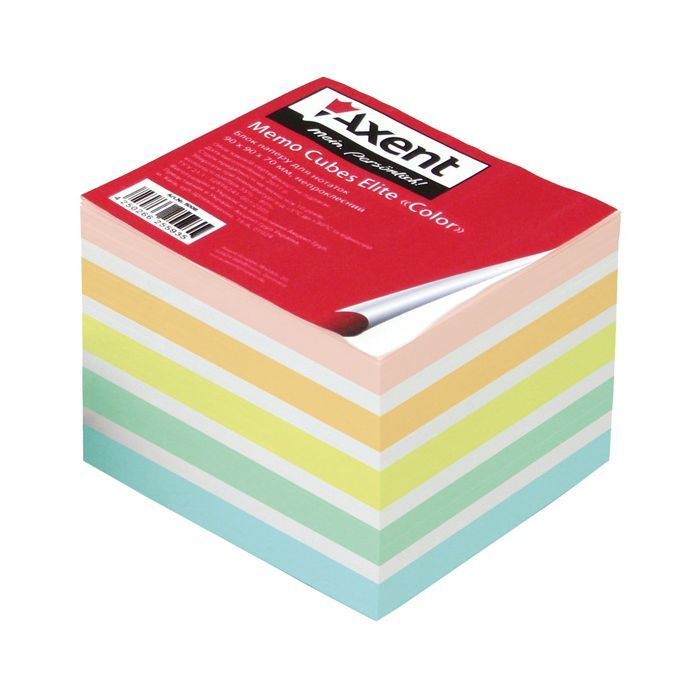 Бумага для заметок Axent Elite "Color" 90Х90Х70мм, unglued (8028-А)