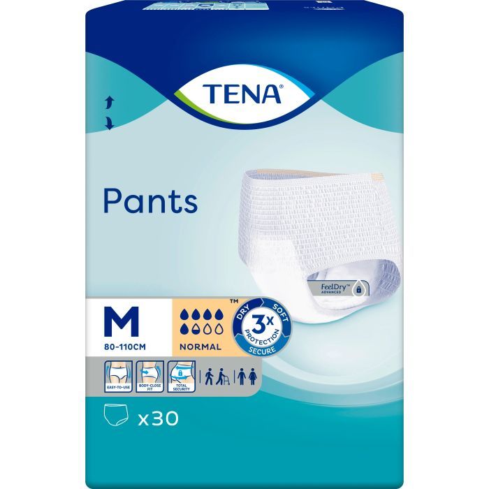 Подгузники для взрослых Tena Pants Normal Medium 30 шт (7322541150611) изображение 2