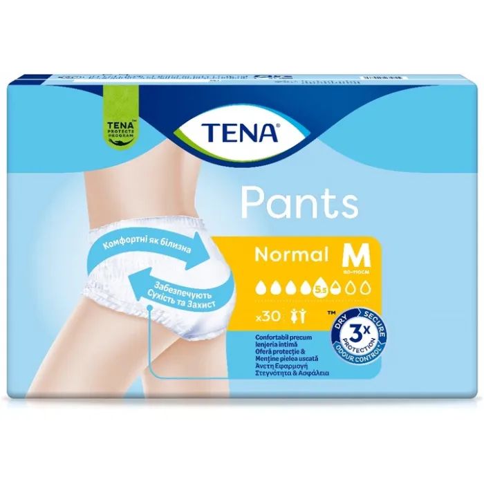 Підгузки для дорослих Tena Pants Normal Medium 30 шт (7322541150611_7322542544860) зображення 2