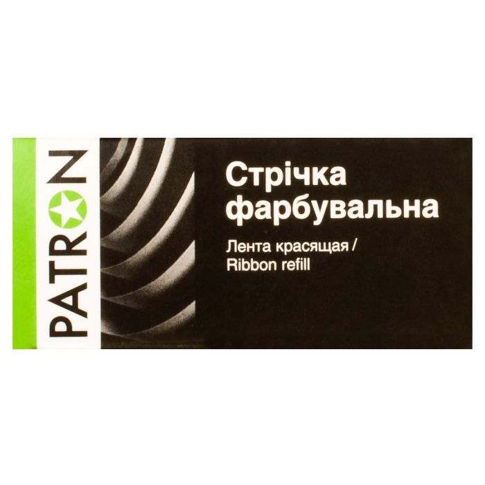 Стрічка до принтерів Patron 13мм х 7м Black (П.М.) (RIB-PN-12.7x7-ПМ-B) зображення 2