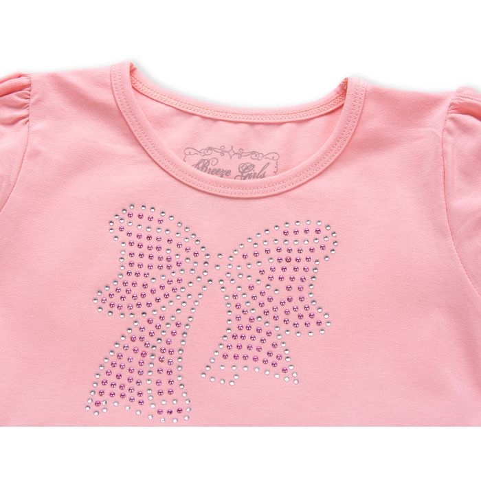 Платье детское Breeze с бантиком из страз (6283-92G-peach) изображение 2