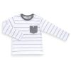 Набор детской одежды E&H в полосочку и с карманчиком (8999-68B-gray) изображение 2