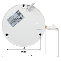 Камера видеонаблюдения Dahua DH-IPC-HDBW1320E-W (2.8 мм) (03185-04562) изображение 5