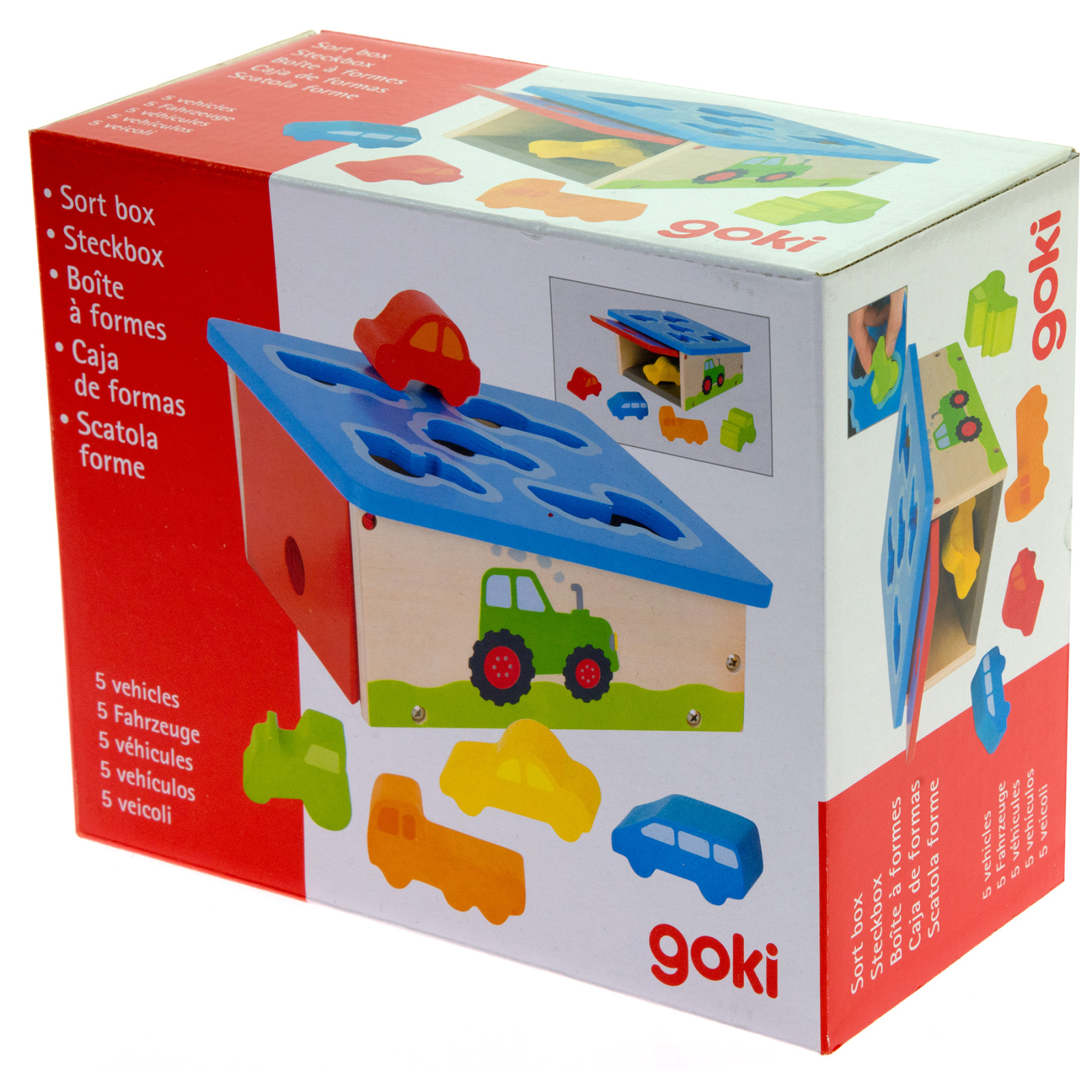 Развивающая игрушка Goki Сортер Транспорт (58668)
