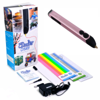 3D - ручка 3Doodler Create для проф.использования Розовый металлик 50 стержней (3DOOD-CRE-ROSE-EU) изображение 3