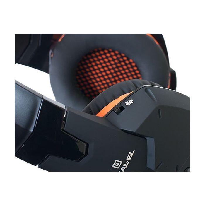 Наушники REAL-EL GDX-7700 SURROUND 7.1 black-orange изображение 5