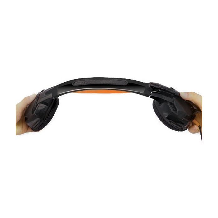 Наушники REAL-EL GDX-7700 SURROUND 7.1 black-orange изображение 6