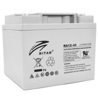 Фото - Батарея для ДБЖ RITAR Батарея до ДБЖ  AGM RA12-45, 12V-45Ah  (RA12-45)