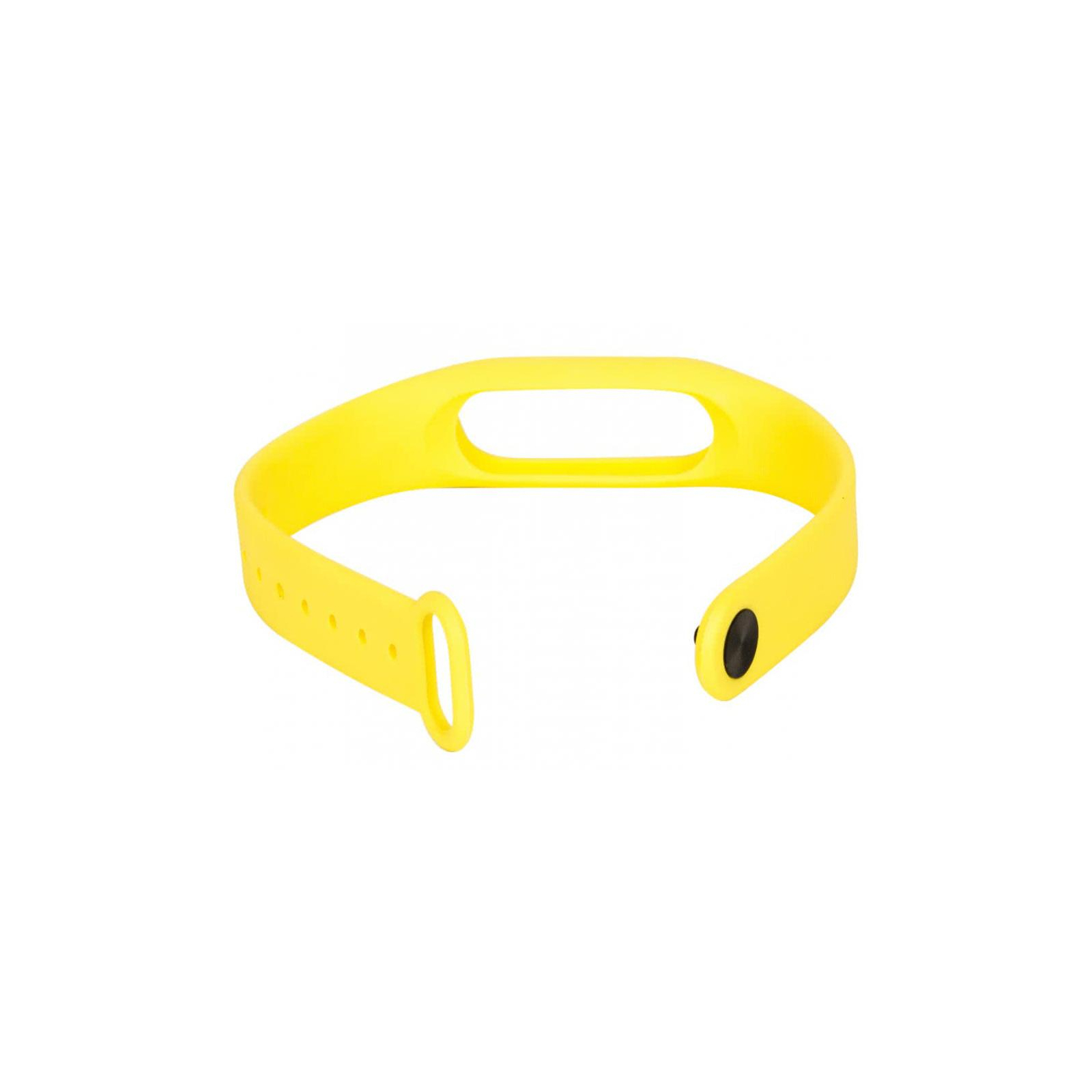 Ремешок для фитнес браслета Xiaomi Mi Band 2 Yellow (48091) изображение 3
