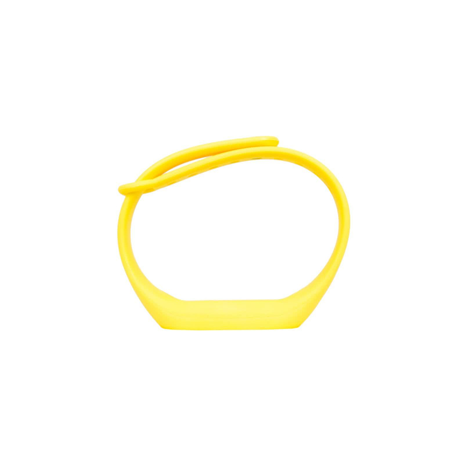 Ремешок для фитнес браслета Xiaomi Mi Band 2 Yellow (48091) изображение 4