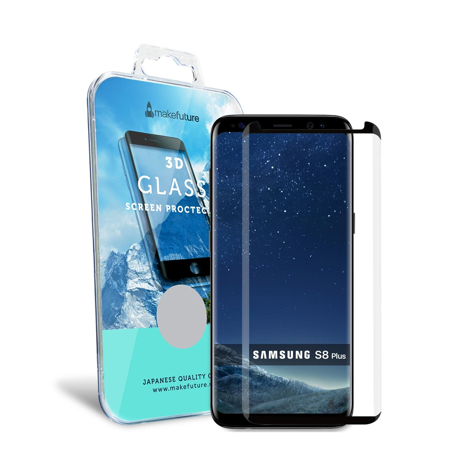 Пленка защитная MakeFuture для Samsung S8 Plus Black 3D (MF3D-SS8PB)