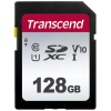 Карта памяти Transcend 128GB SDXC class 10 UHS-I U1 V10 (TS128GSDC300S)