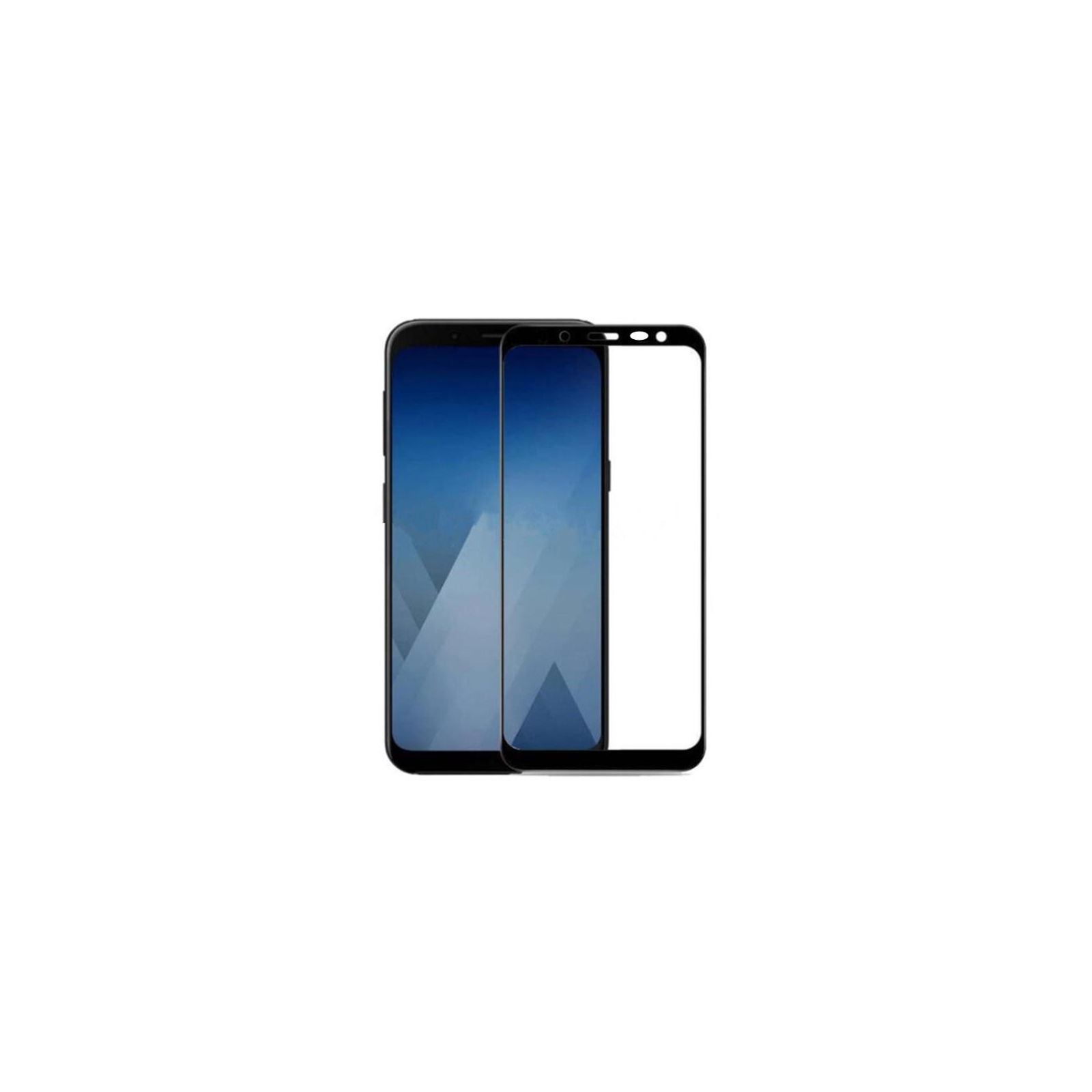 Стекло защитное Drobak для Samsung Galaxy J4 2018 Black 2.5D Full Cover (501607) изображение 2