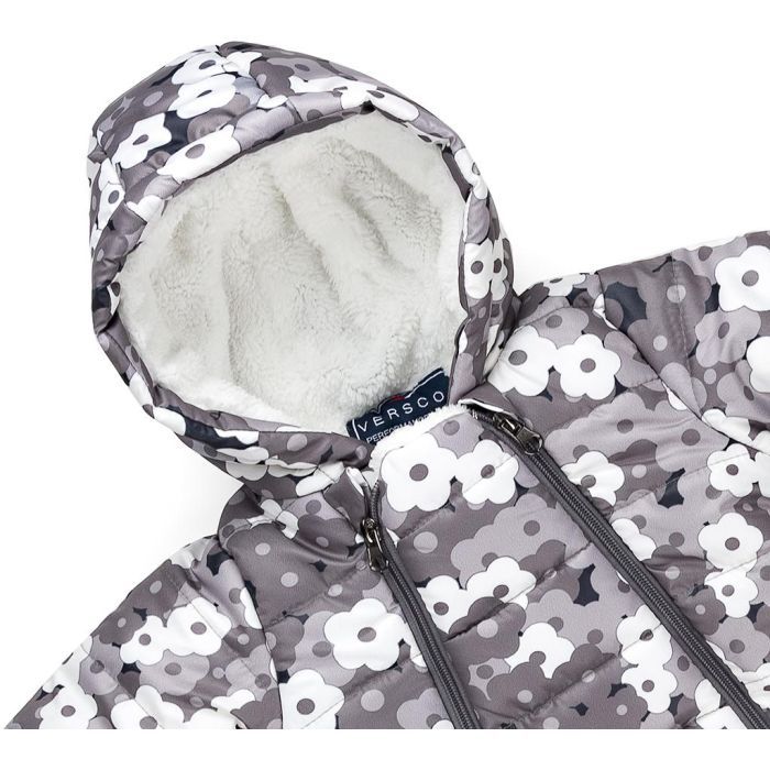 Комбинезон детский Verscon "Flowers" (3870-74-gray) изображение 4