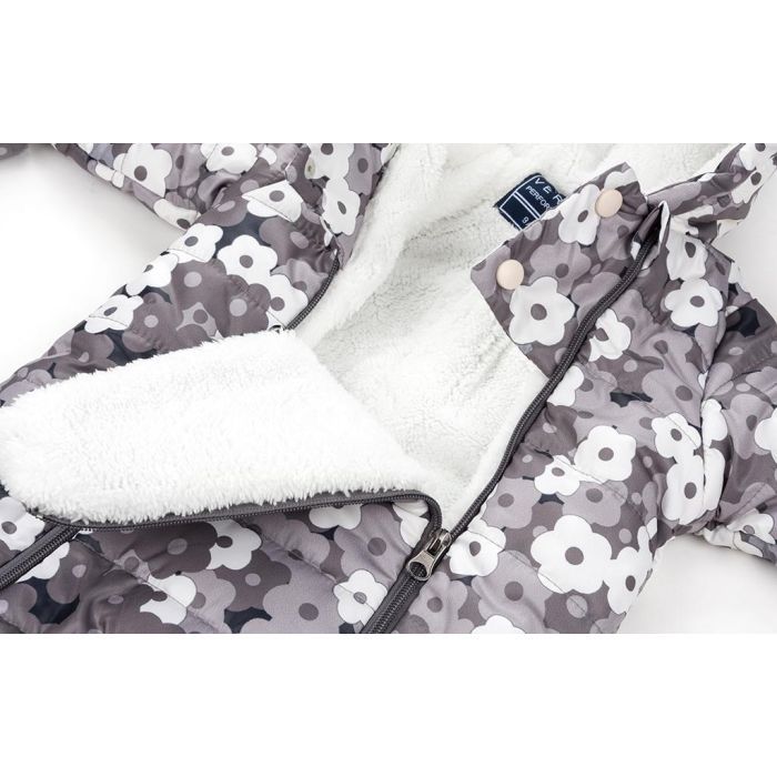 Комбинезон детский Verscon "Flowers" (3870-74-gray) изображение 5