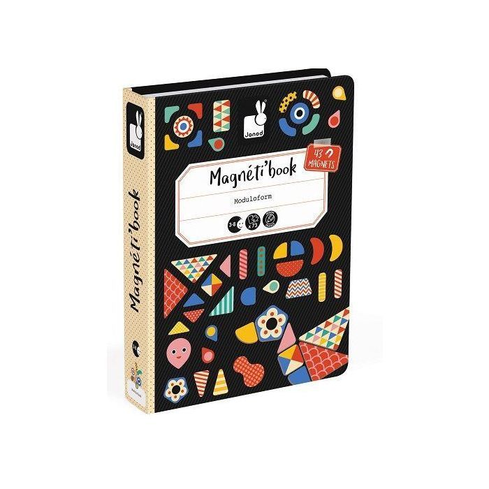 Розвиваюча іграшка Janod Магнитная книга Формы (J02720)