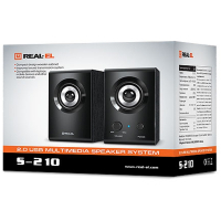 Акустична система REAL-EL S-210 black зображення 2