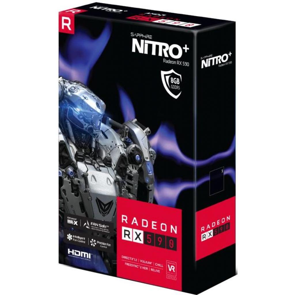 Видеокарта Sapphire Radeon RX 590 8192Mb NITRO+ (11289-05-20G) изображение 7
