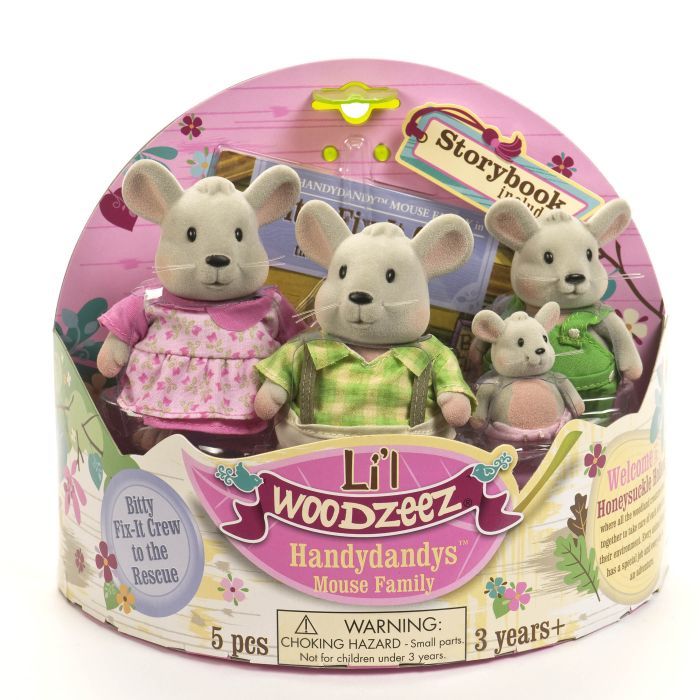 Фігурка Li'l Woodzeez Семья Мышей (6003M) зображення 2