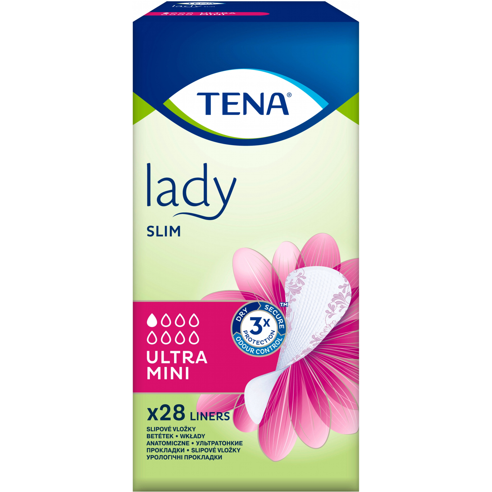 Урологические прокладки Tena Lady Slim Ultra Mini 14 шт. (7322540013658/7322541115832) изображение 2